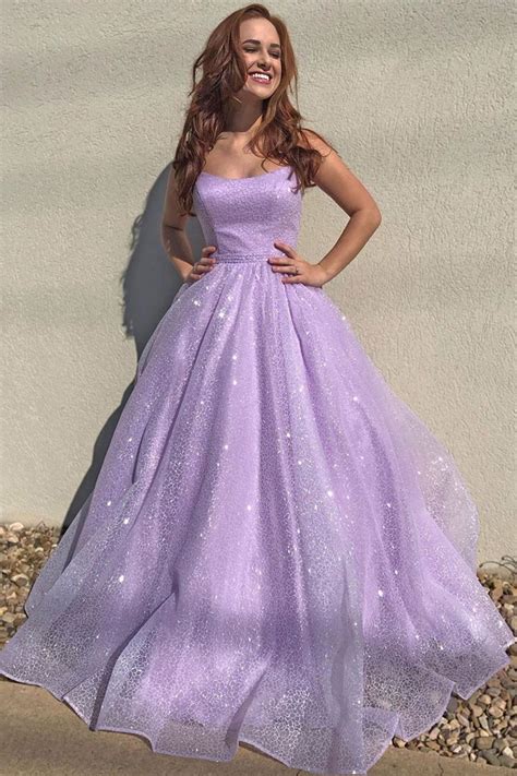 Capture hearts in a magical moments lilac shimmer long dress